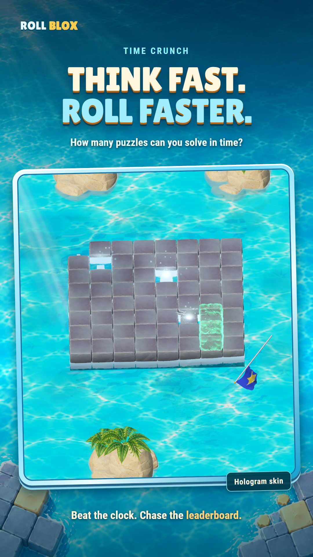 Time Crunch puzzle with the Hologram skin